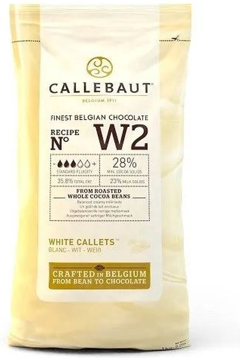 Callebaut - Chocolade Callets - Wit - 10 kg