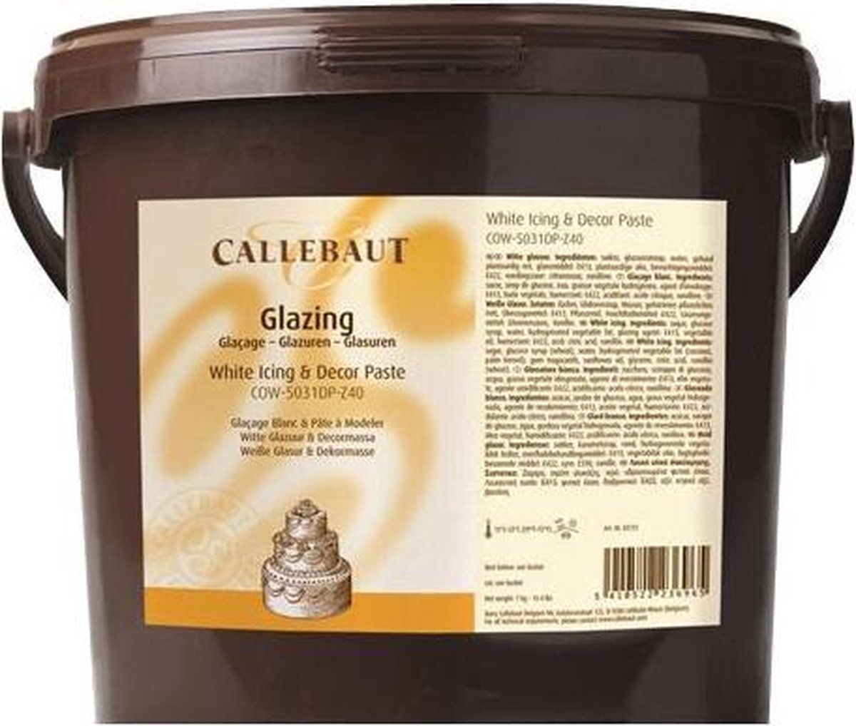 Callebaut Fondant 7 Kilo Emmer