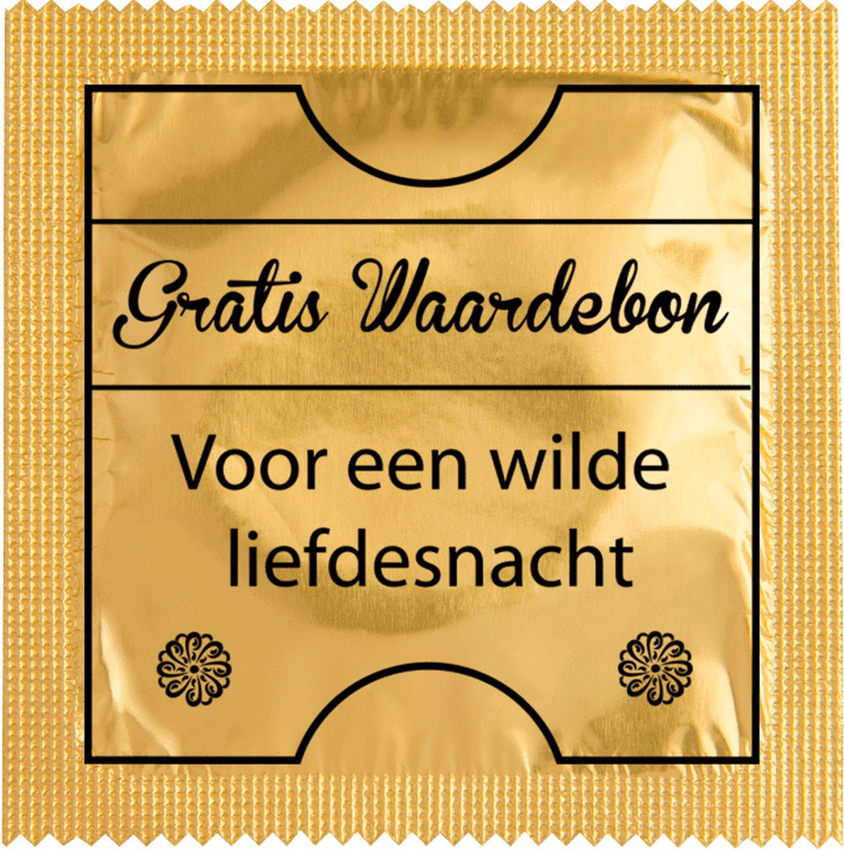 Condoom - gratis waardebon, voor een wilde liefdesnacht - 2 stuks - apart verpakt