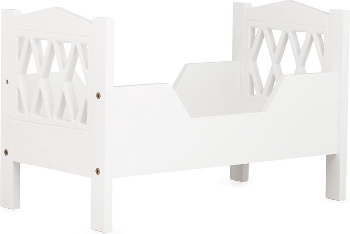 Cam Cam poppenbedje harlequin - wit