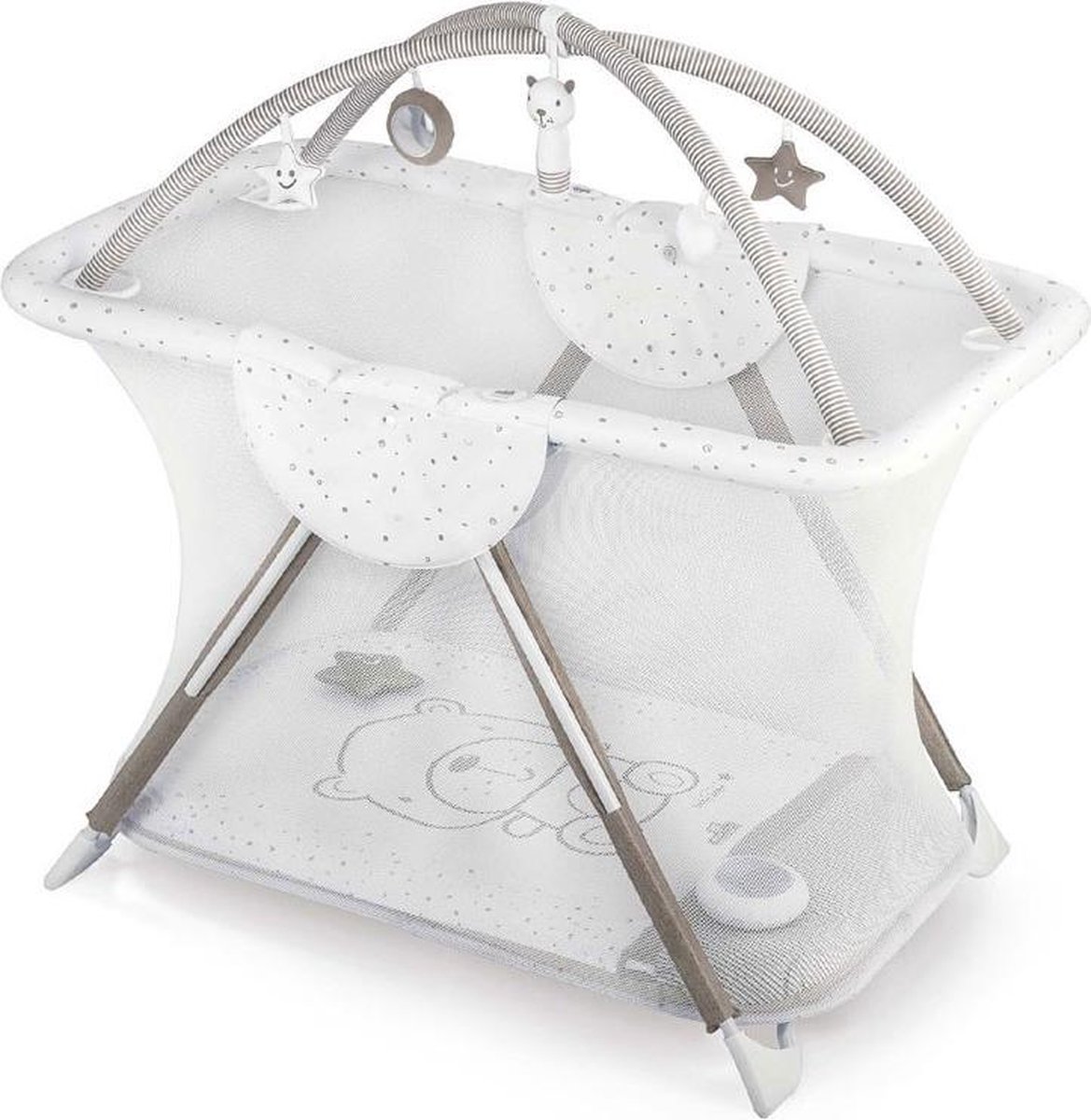 CAM Brevettato Millegiochi Playpen - Baby Box - TEDDY B - Made in Italy