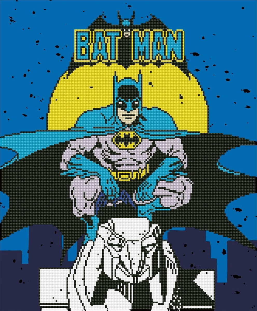 CD234000110 Camelot Dotz® - 47x57cm Batman Diamond Painting Kit