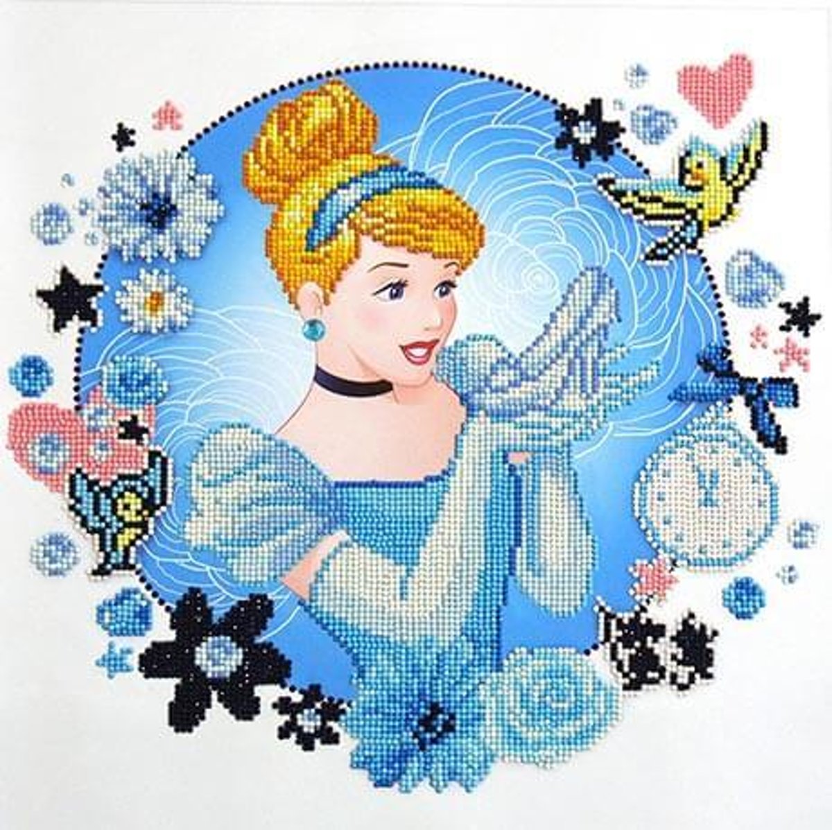 CD851000307   - 40cmx40cm Cinderellas World Diamond Painting Kit (produced by Diamond Dotz®)