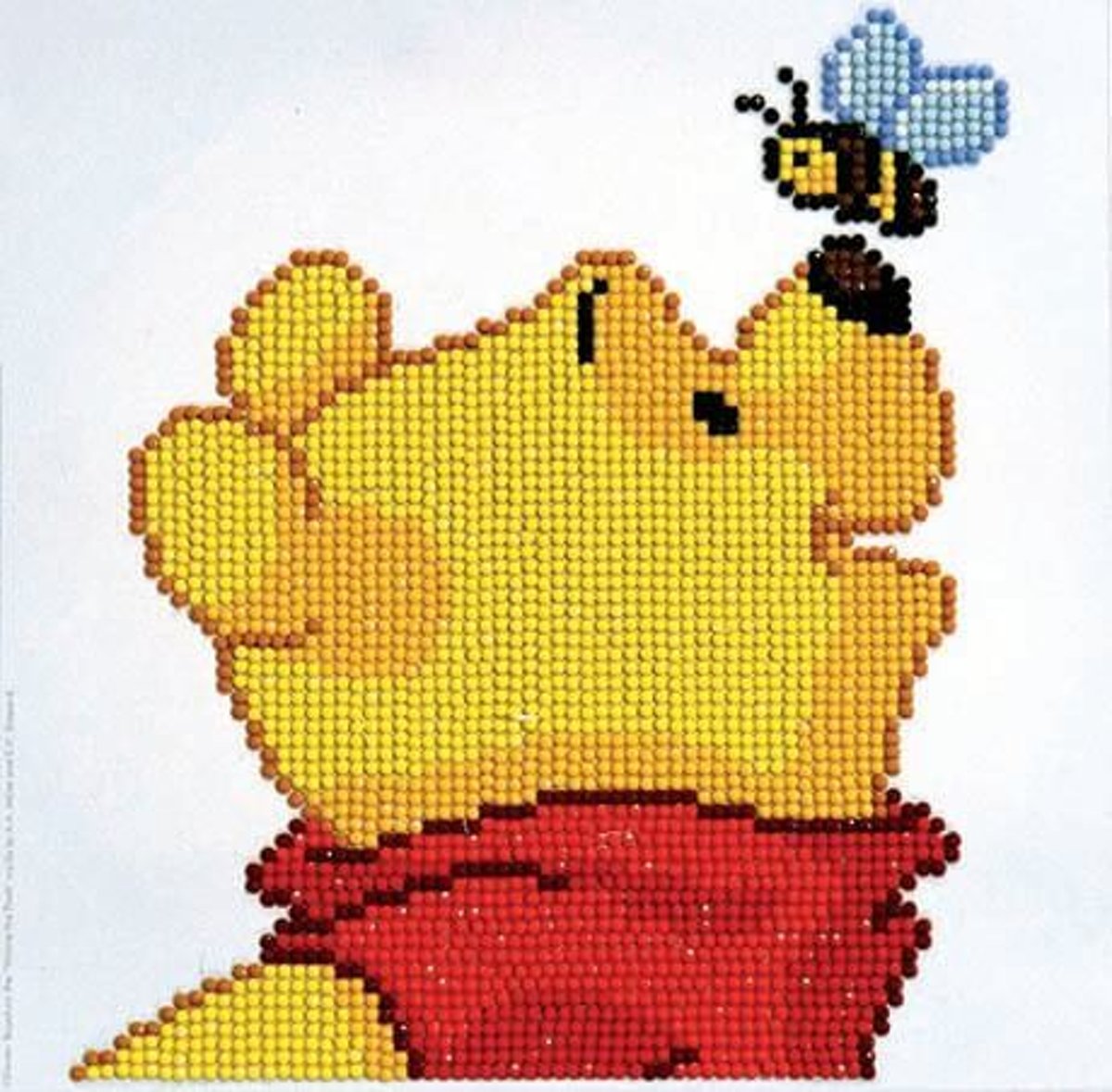 CD854300105 Camelot Dotz - 22cmx22cm Pooh Bee Diamond Painting Kit (produced by Diamond Dotz®)