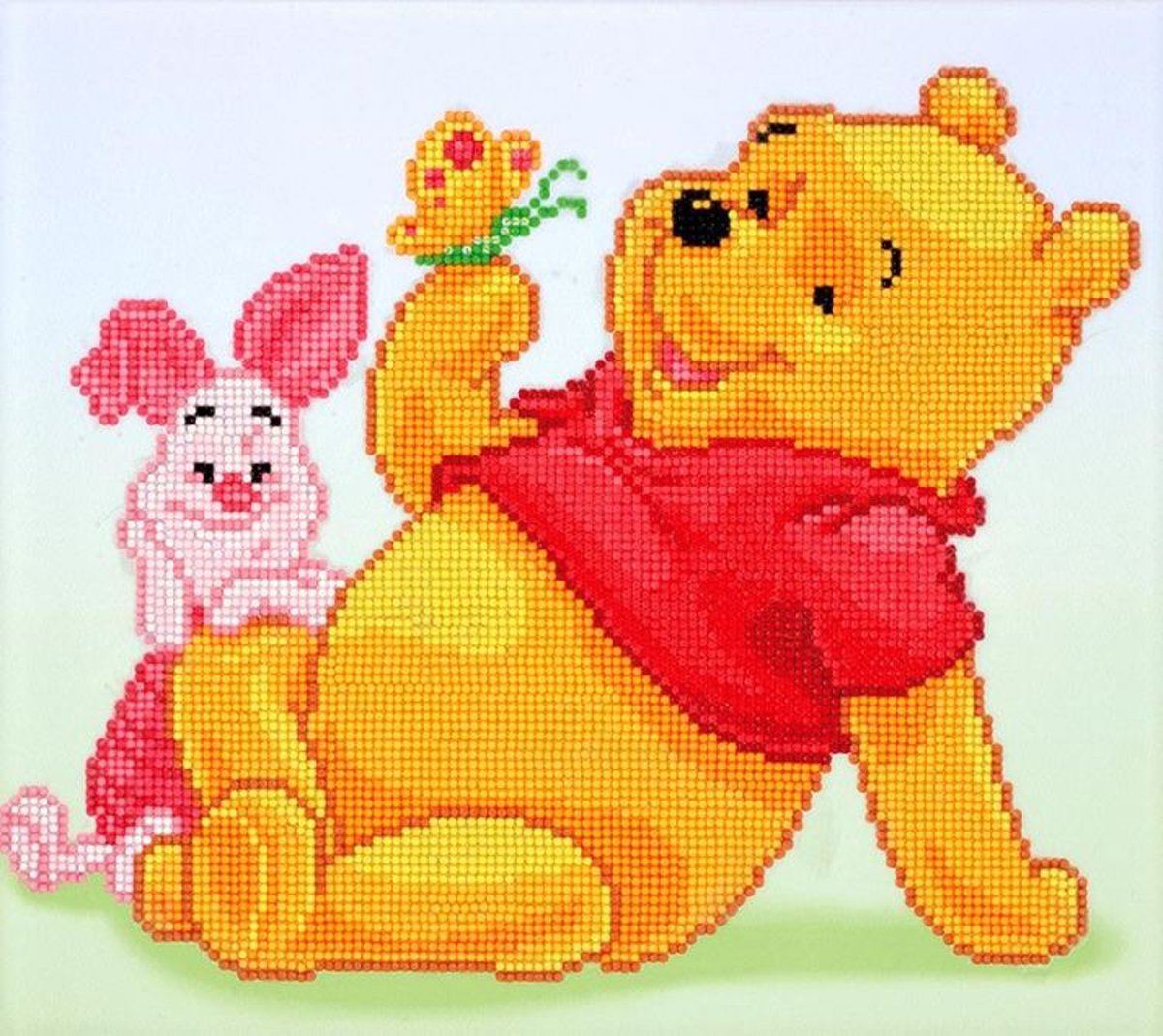 CD854300305 Camelot Dotz - 36cmx32cm Pooh with Piglet Diamond Painting Kit (produced by Diamond Dotz®)