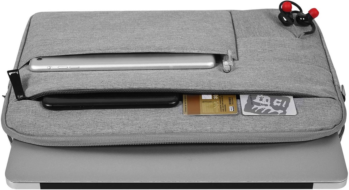 Laptophoes Sleeve voor 14.1 Inch Laptops – Grijs