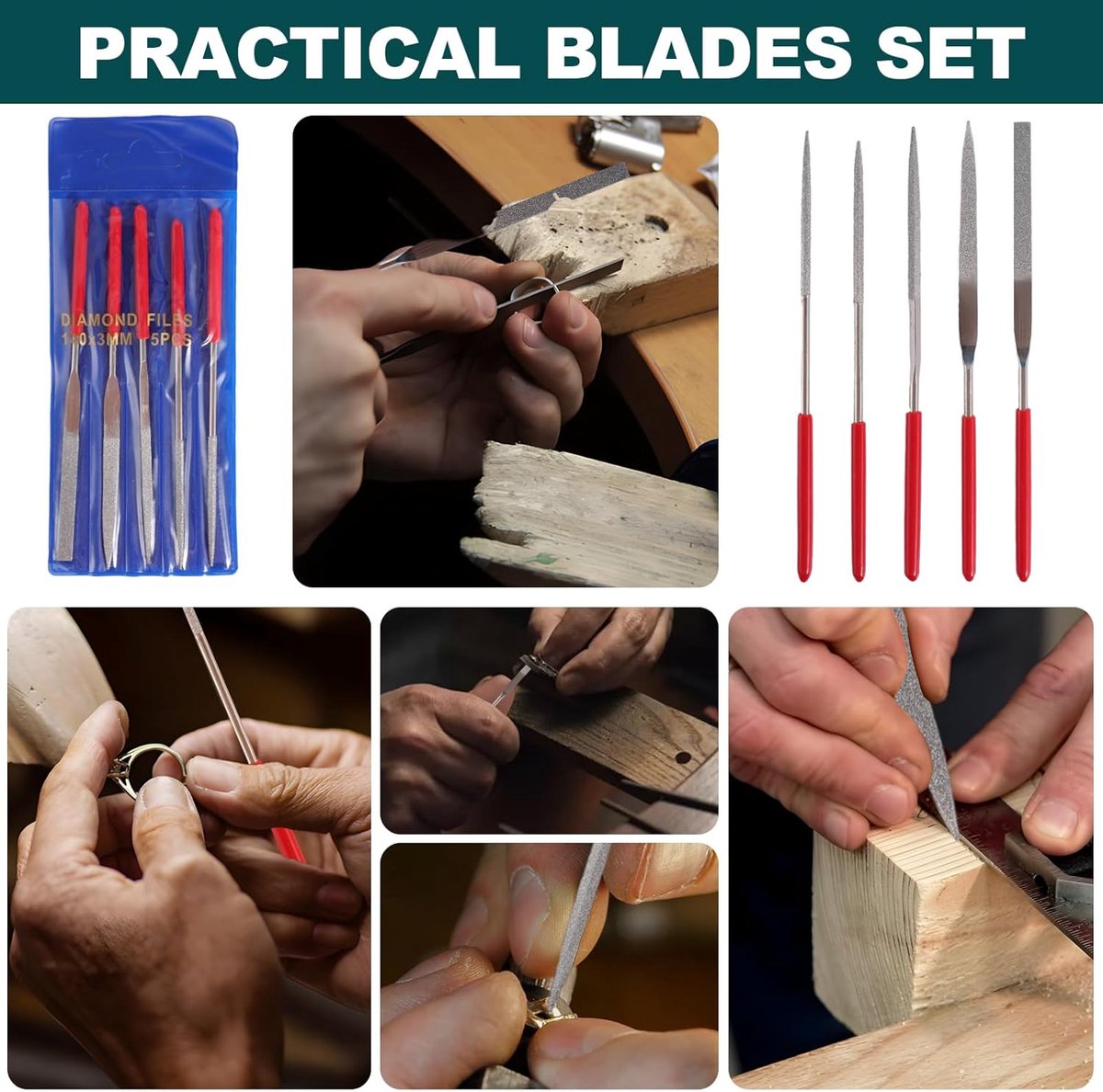 Candala Modelbouwgereedschap, 30-delig basisgereedschap, hobby, Gundam modelbouw, basisgereedschap, hobby, modelbouwgereedschap, handwerk, doe-het-zelf, knutselgereedschap voor auto, speksteen,, Set