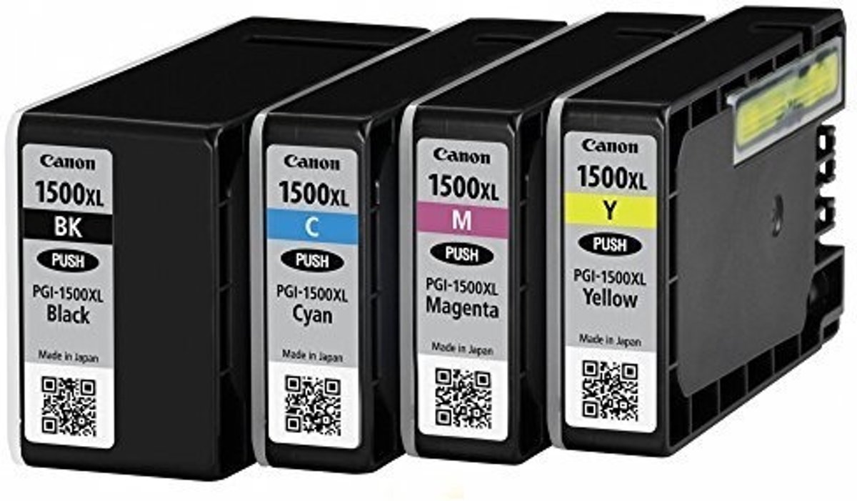 CANON INK PGI-1500XL BK/C/M/Y MULTI CAL Value pack black & colour + calculator