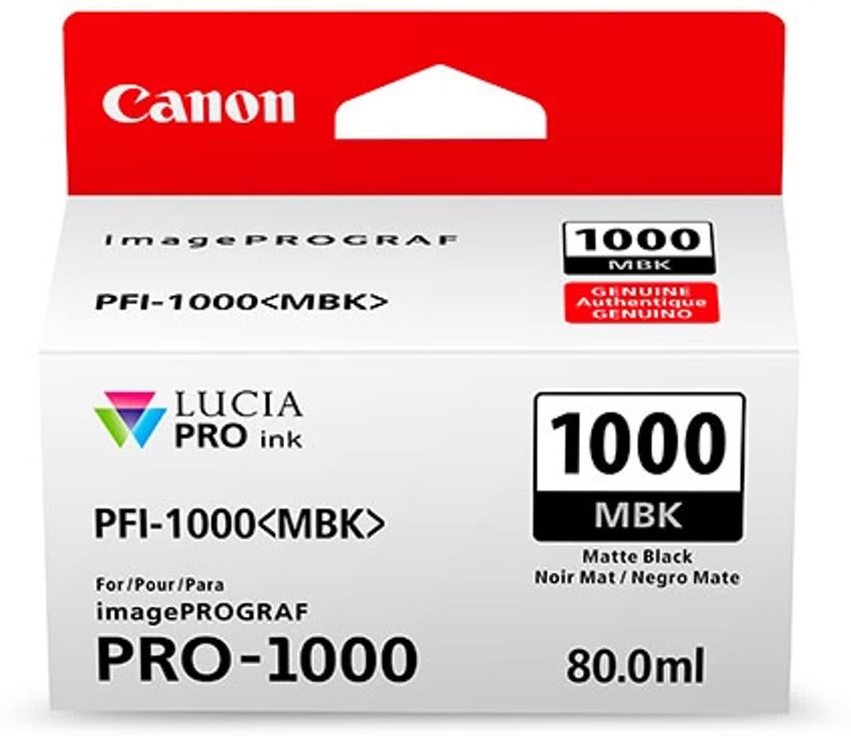 CANON PFI-1000 blauwe inkttank