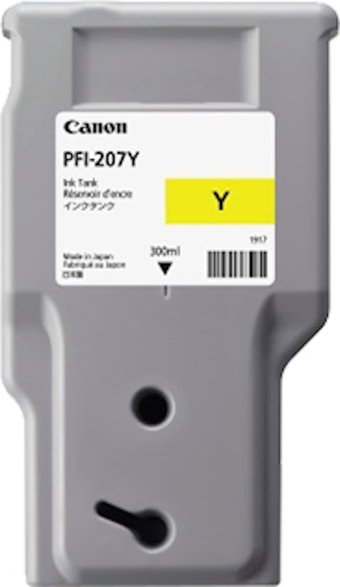 CANON PFI-207Y inktcartridge geel standard capacity 300ml 1-pack