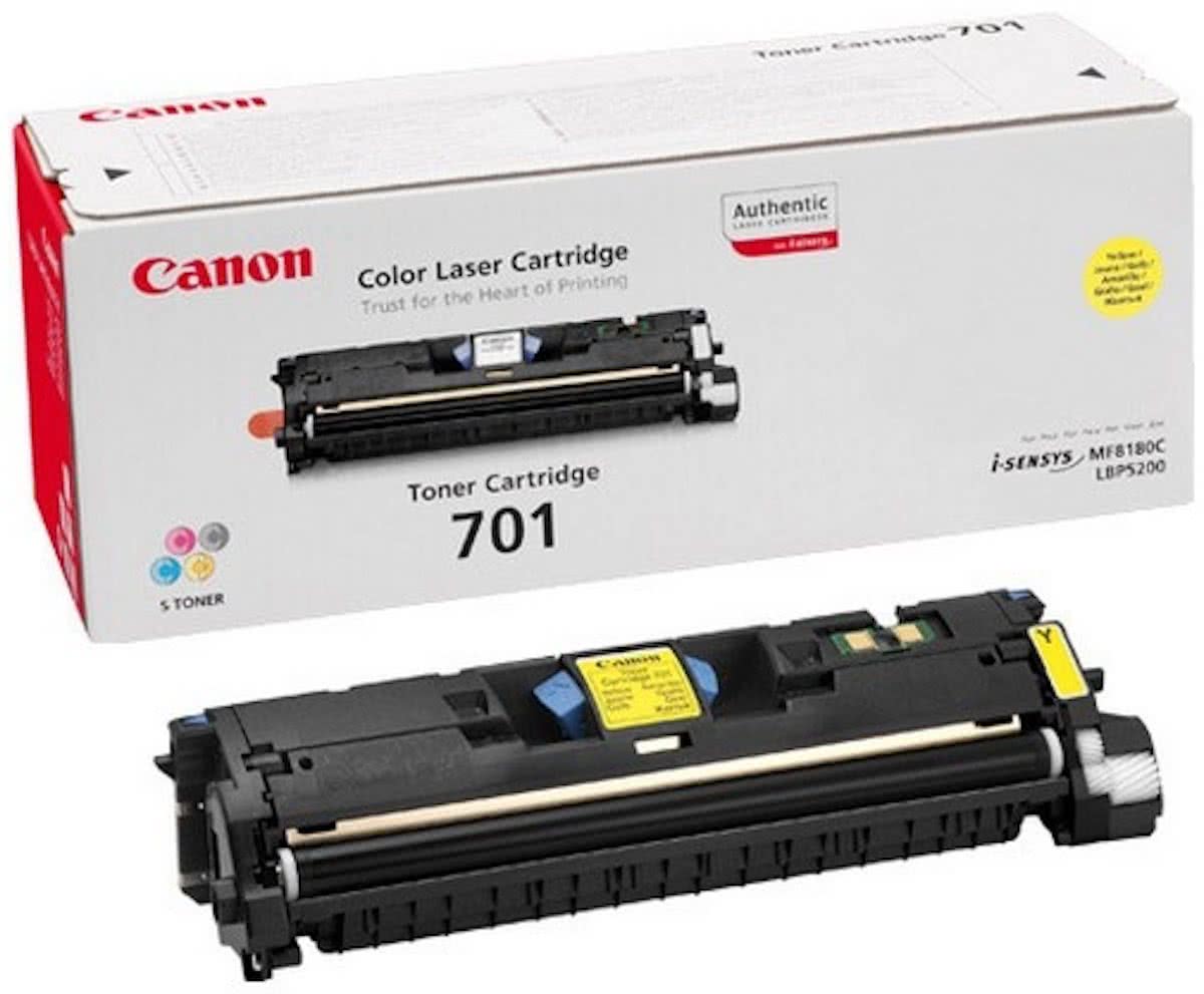 Canon 701 - Tonercartridge / Geel / Hoge Capaciteit