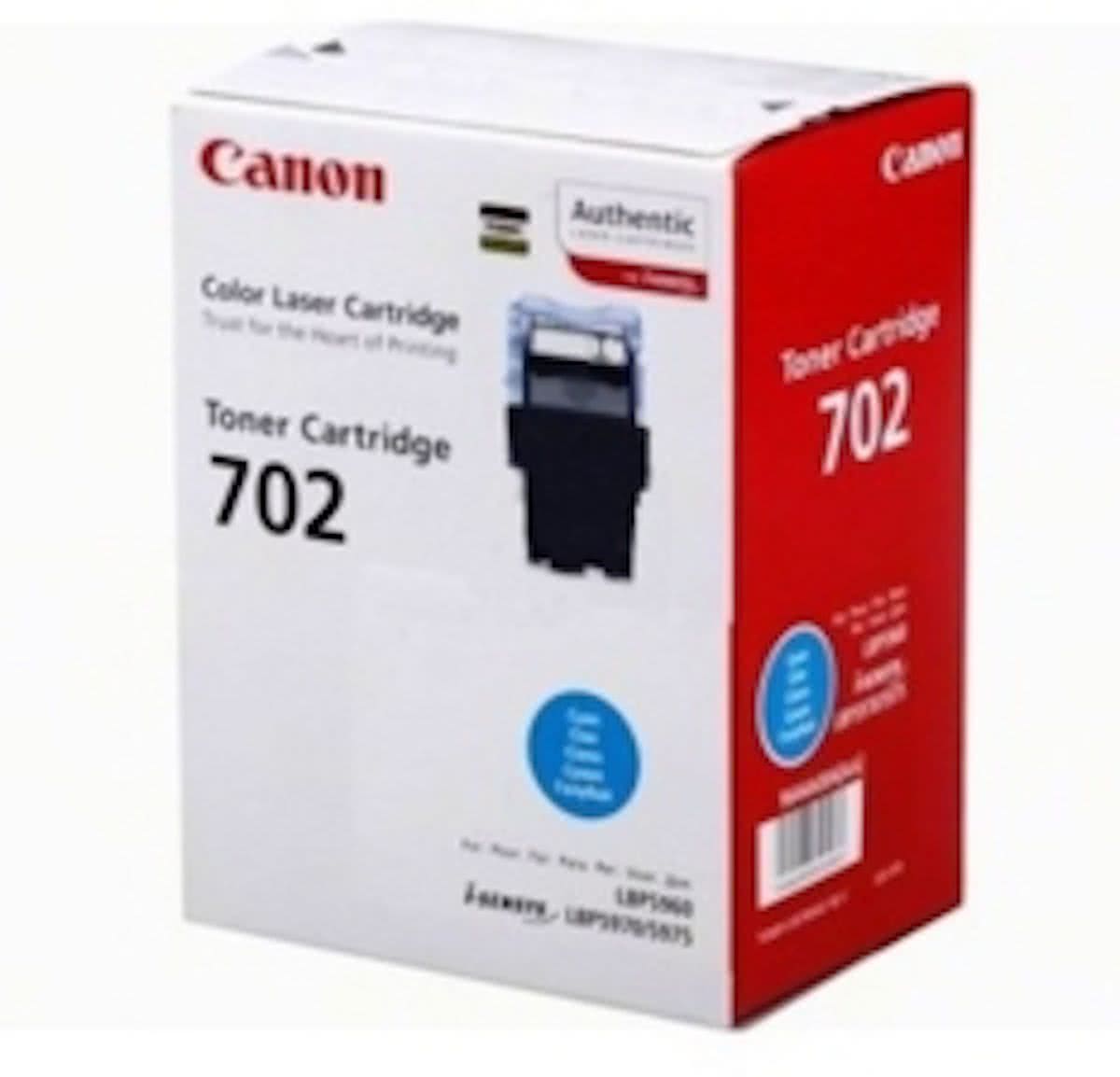 Canon 702 Tonercartridge - Cyaan