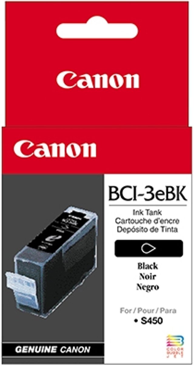 Canon BCI-3EBK - Inktcartridge / Zwart