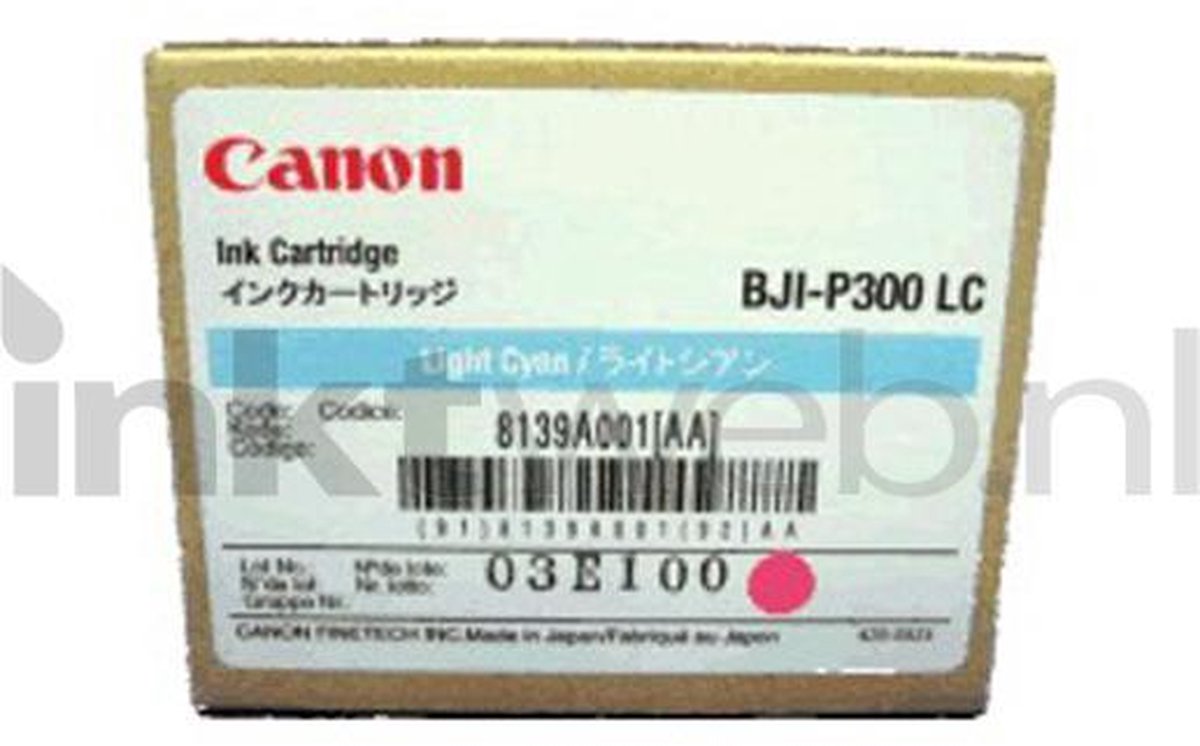 Canon BJI-P300LC licht cyaan (Origineel)