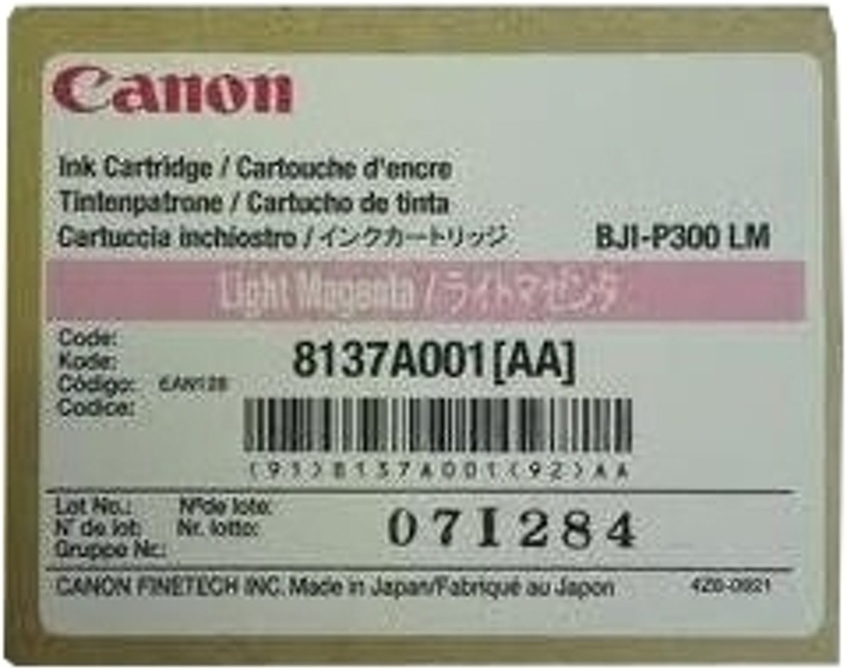 Canon BJI-P300LM ink cartridge light magenta