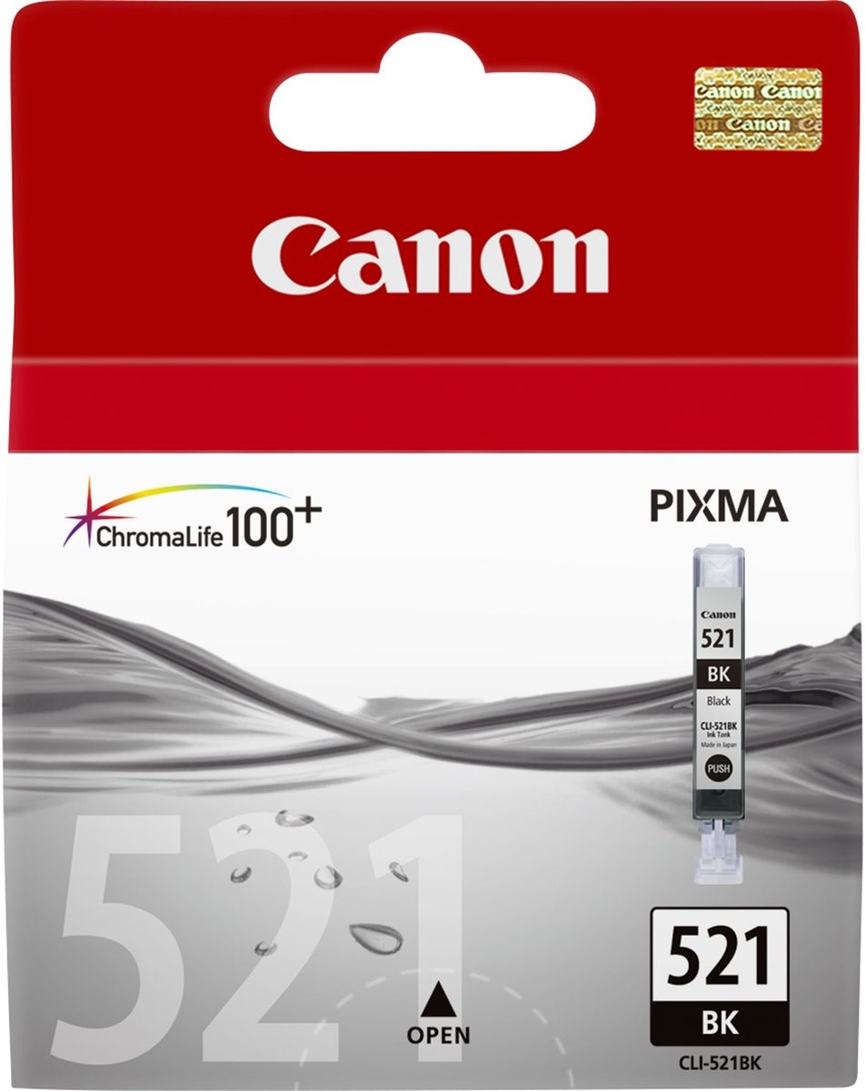 Canon CLI-521 - Inktcartridge / Zwart