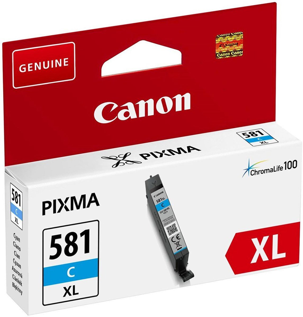   CLI-581C XL 8.3ml Cyaan inktcartridge