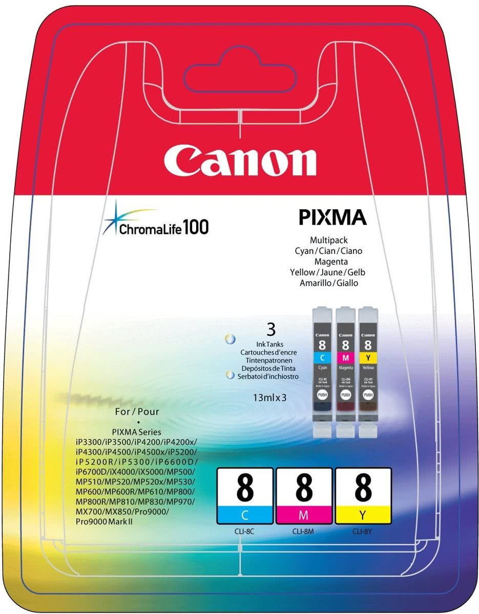 Canon CLI-8CMY - Inktcartridge / Cyaan / Magenta / Geel