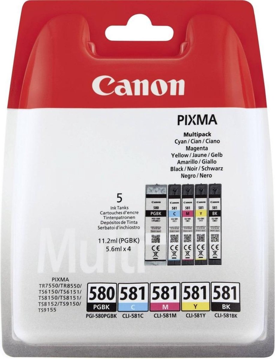 Canon Can Pgi580/cli581 Origineel Set A5