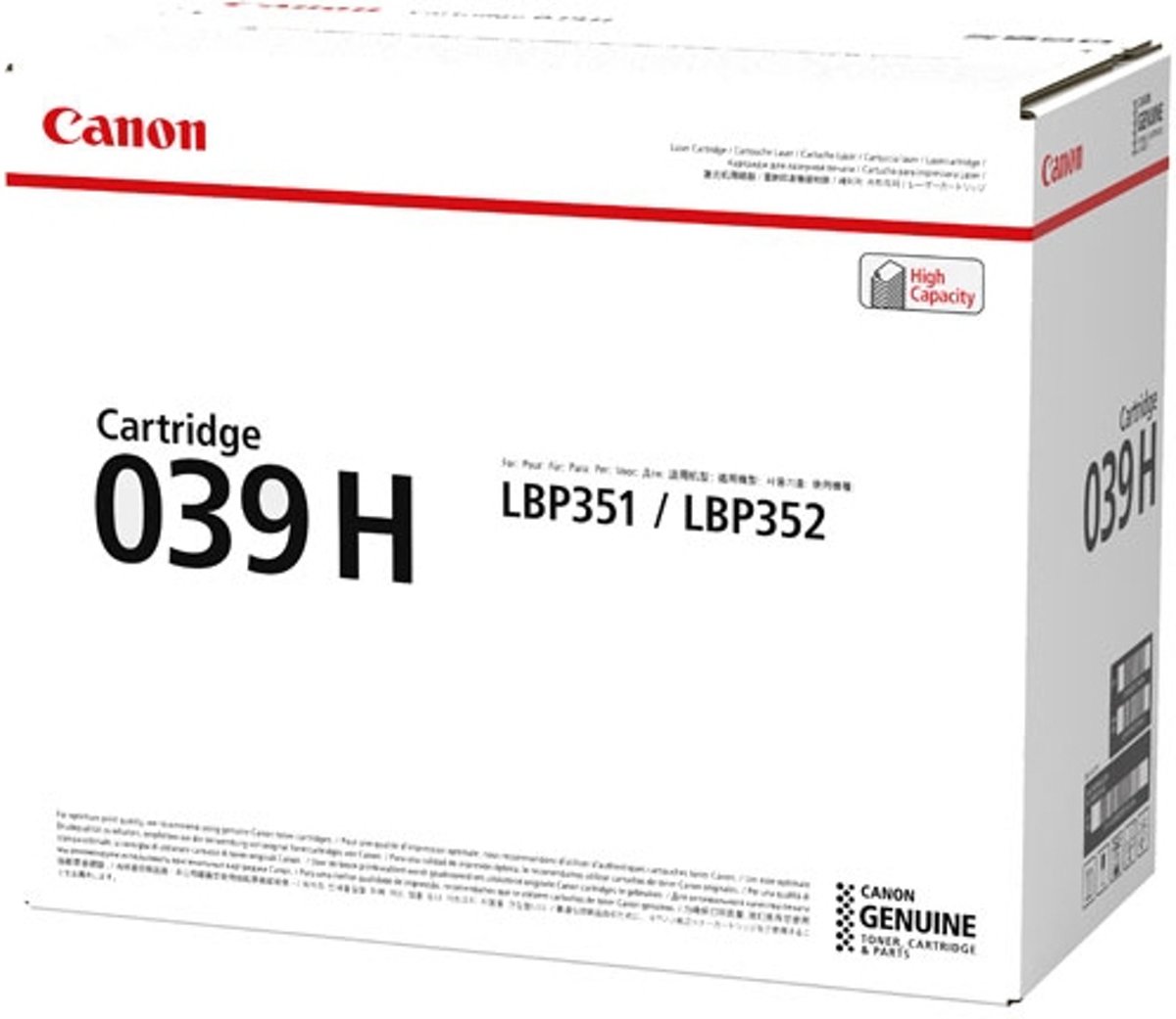 Canon IMAGECLASS LBP351 TONER CARTRIDGE black HY