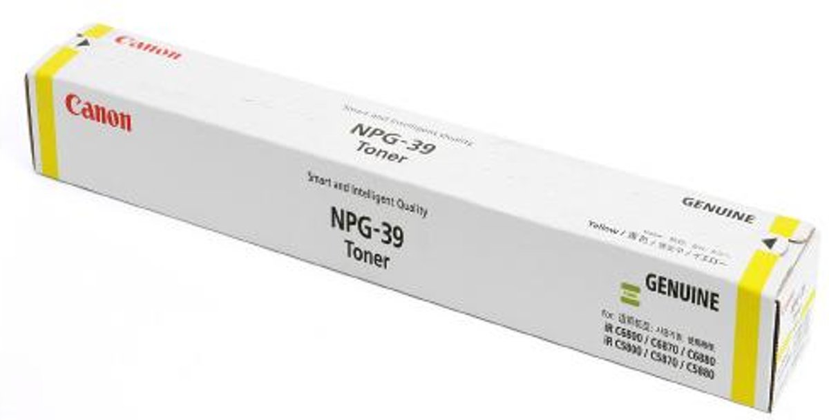 Canon NPG-39 TONER CARTRIDGE yellow