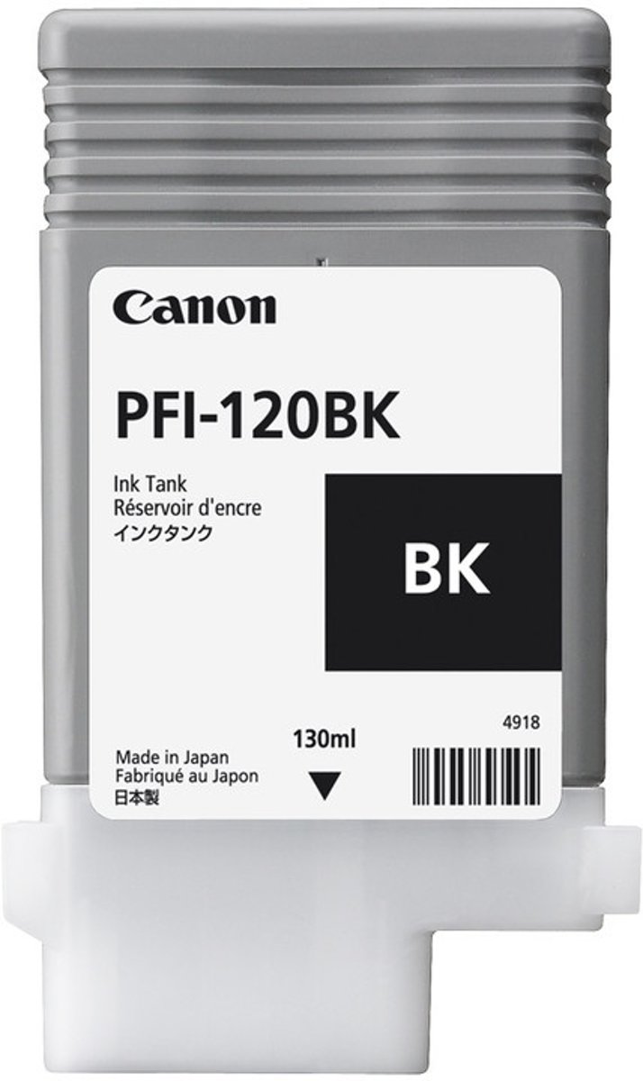 Canon PFI-120BK inktcartridge Original Zwart 1 stuk(s)