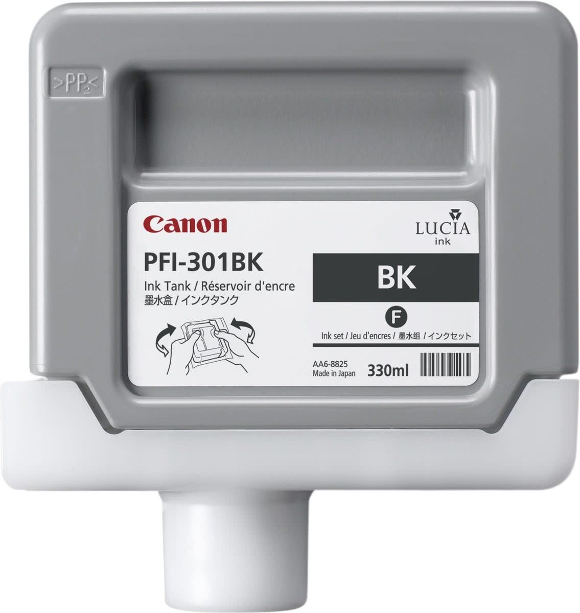 Canon PFI-301BK - Inktcartridge / Pigment Zwart