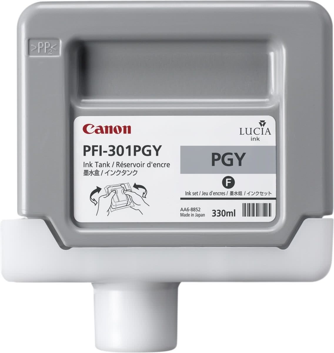 Canon PFI-301PGY - Inktcartridge / Foto Grijs