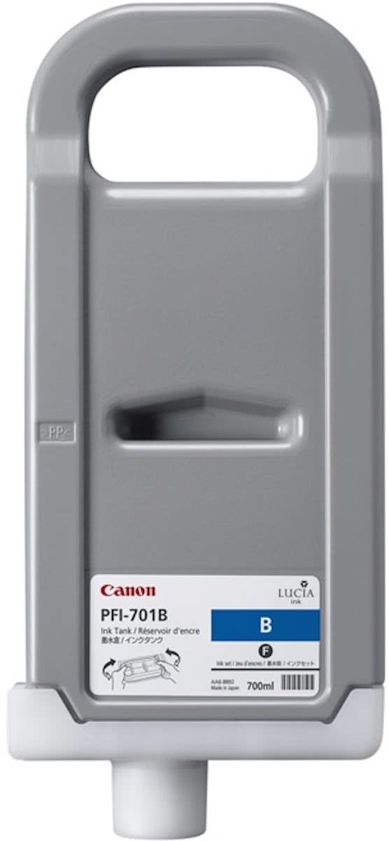 Canon PFI-701B - Inktcartridge / Blauw