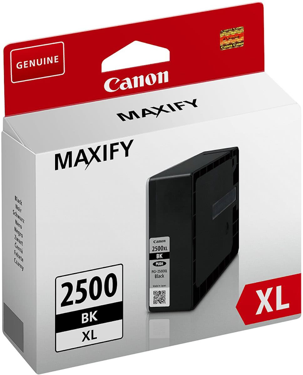 Canon PGI-2500XL - Inktcartridge / Zwart / Hoge Capaciteit