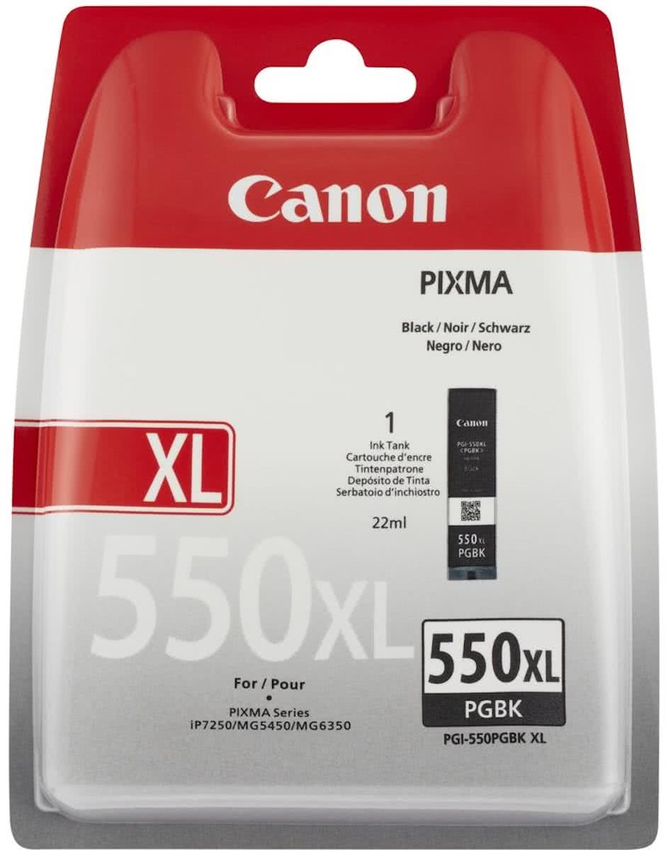 Canon PGI-550PGBK XL - Inktcartridge / Pigment Zwart / Hoge Capaciteit