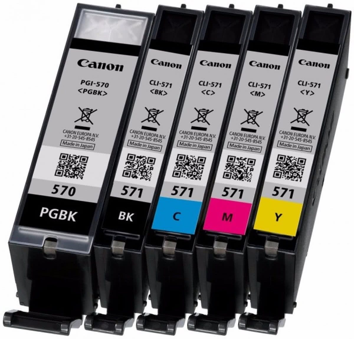 Canon PGI-570/CLI-571 - Inktcartridge / Zwart / Cyaan / Magenta / Geel