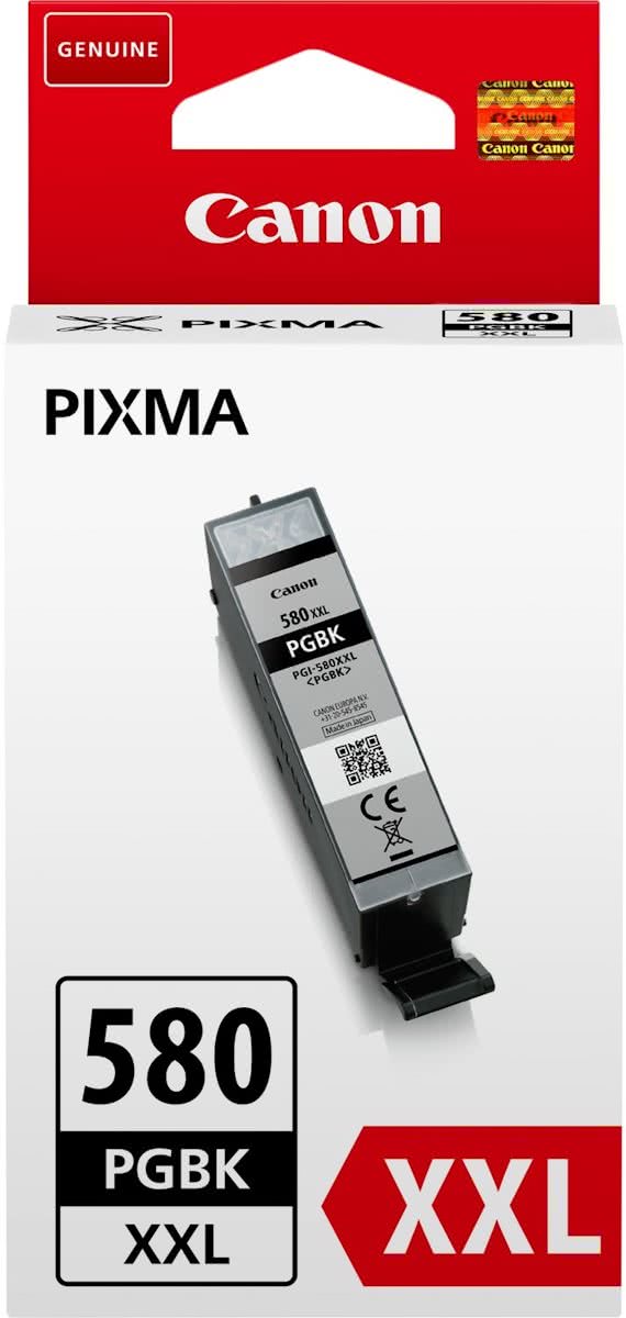   PGI-580PGBK XXL 25.7ml Zwart Pigment inktcartridge