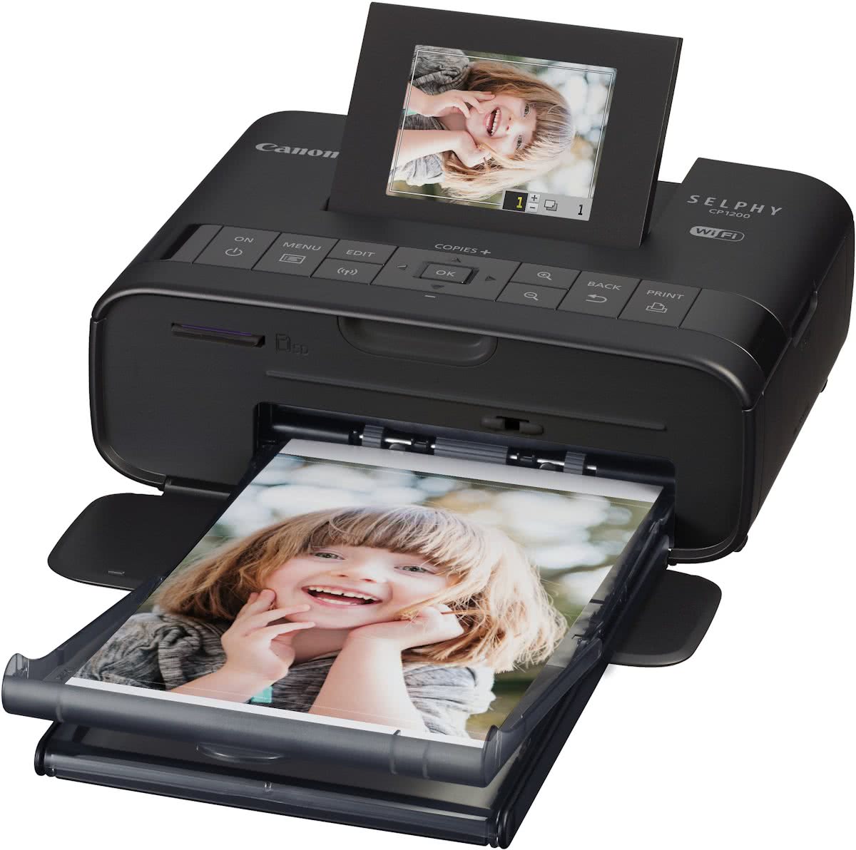 Canon Selphy CP1200 - Mobiele Fotoprinter / Zwart