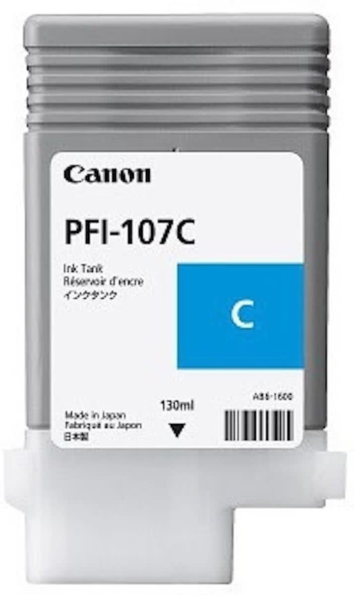 PFI-107C inktcartridge cyaan standard capacity 130ml 1-pack