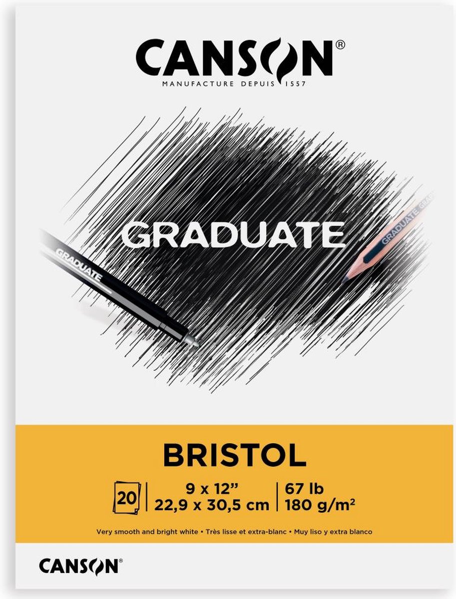   - Graduate Series Bristol Pad - blok 22.9x30.5 cm - C31250P057