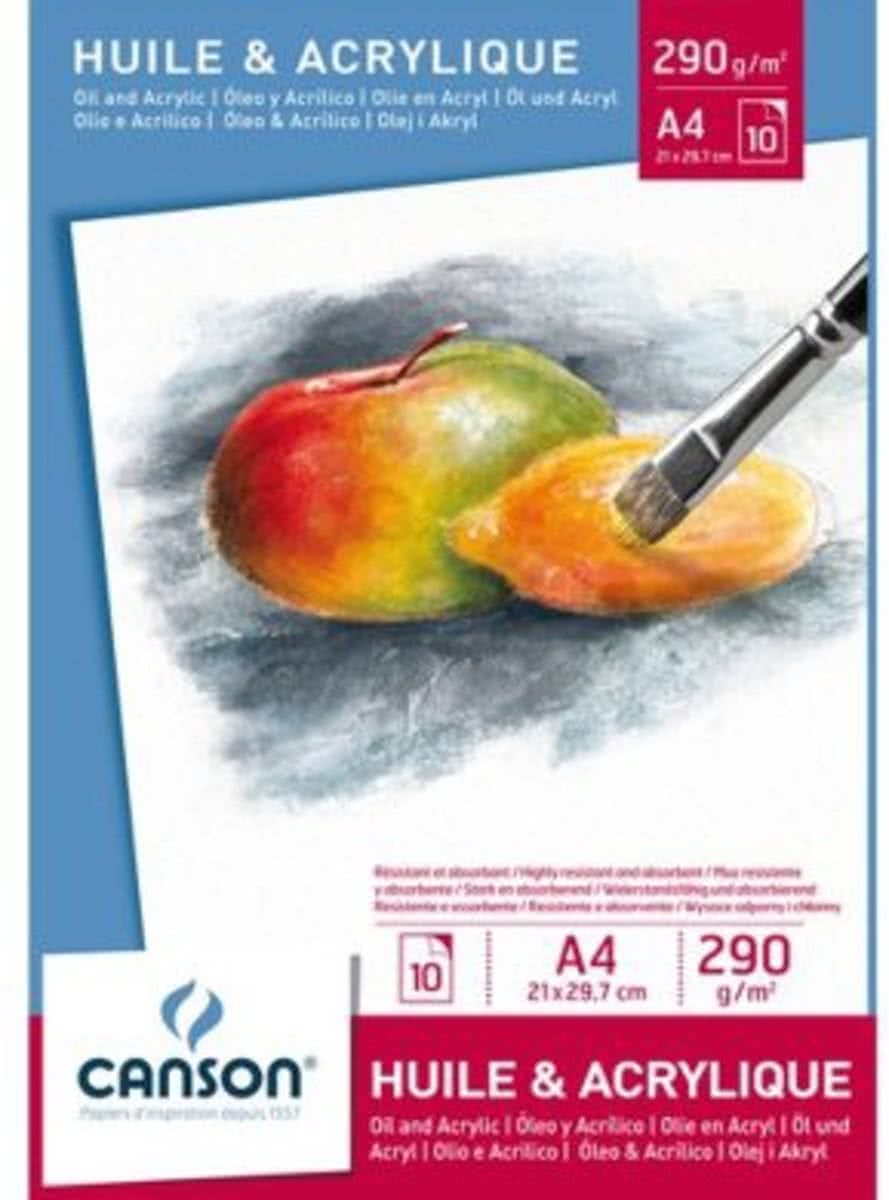 OLIE AQUARELBLOK CANSON A4 290GR 10VEL