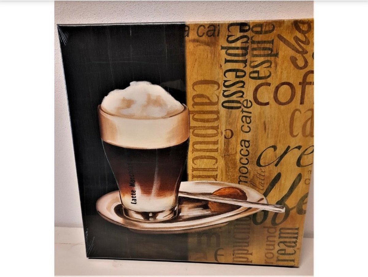 Schilderij canvas- macchiato