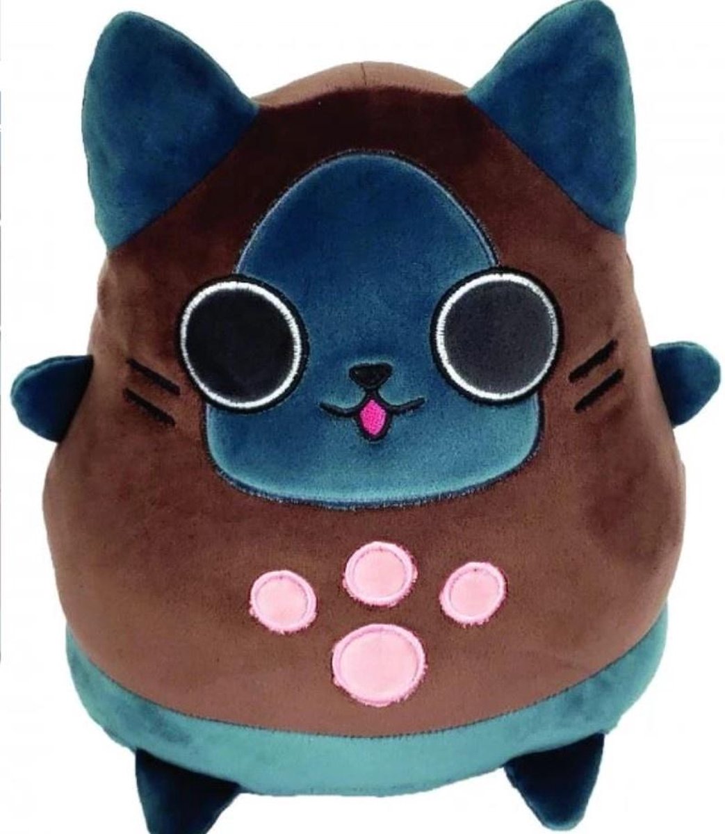 Monster Hunter - Chocolate Palico Stubbins Smoosh Pluche (45cm)