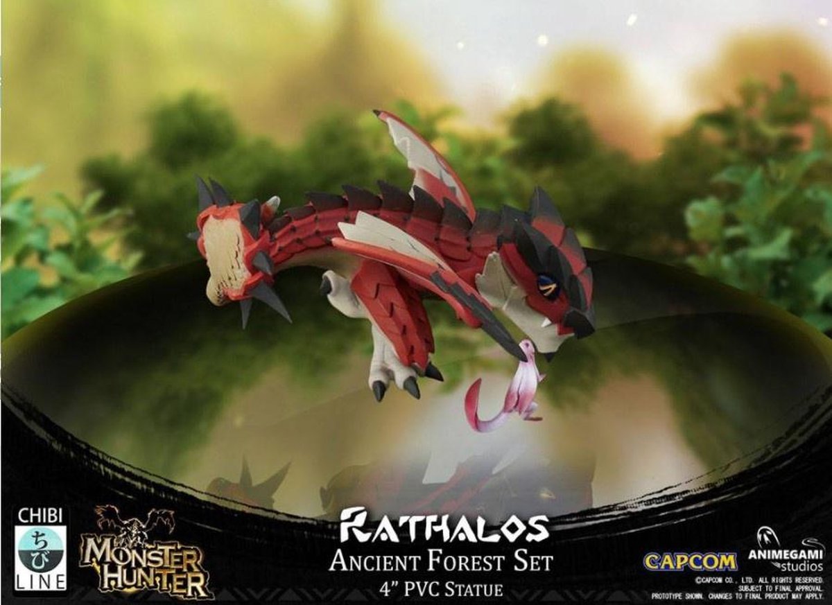 Monster Hunter Animegami Chibi Figure - Rathalos