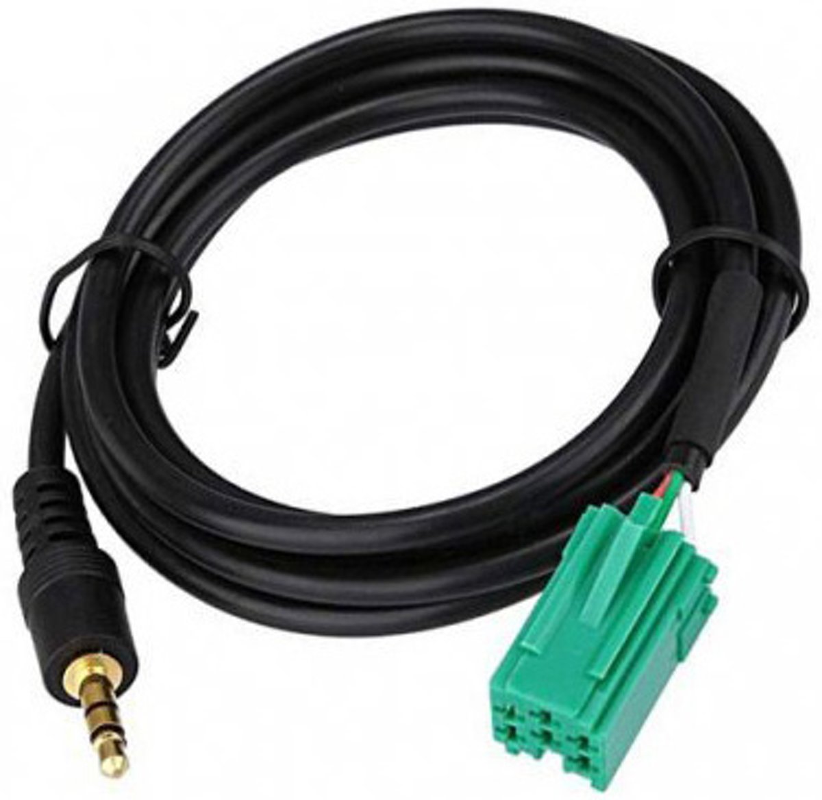 3.5mm AUX IN kabel / audio ingang voor Renault Update List en Carminat autoradios, 6-pins Mini-ISO