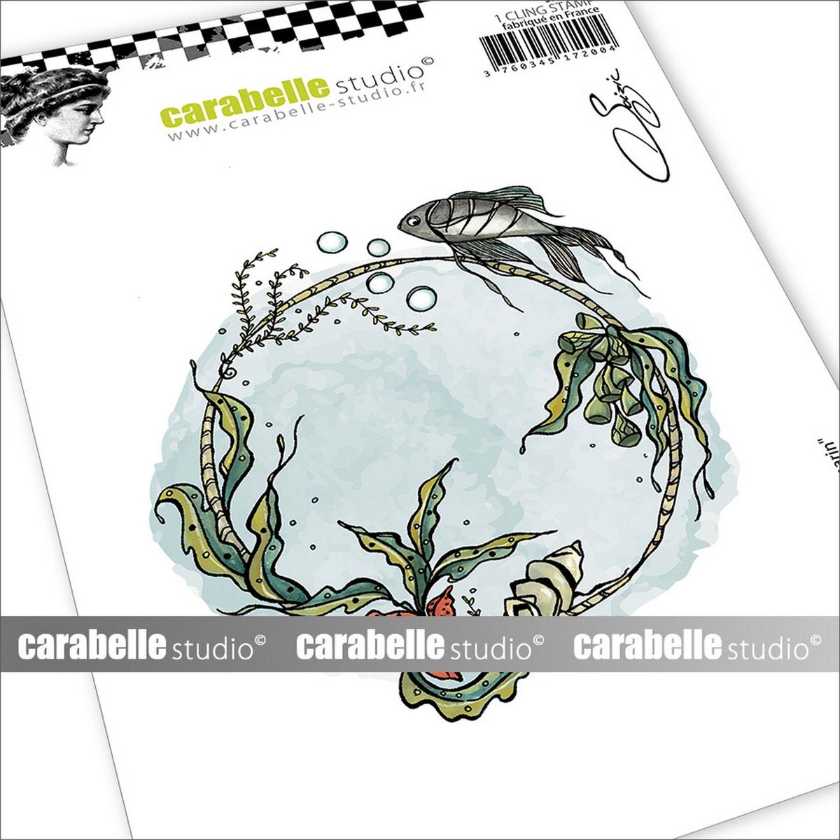 Carabelle Studio Cling Stamp A6 Cercle Marin