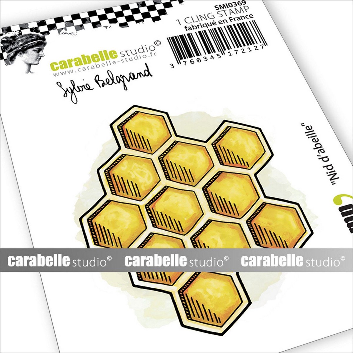 Carabelle Studio Cling Stamp Small Nid D’Abeille