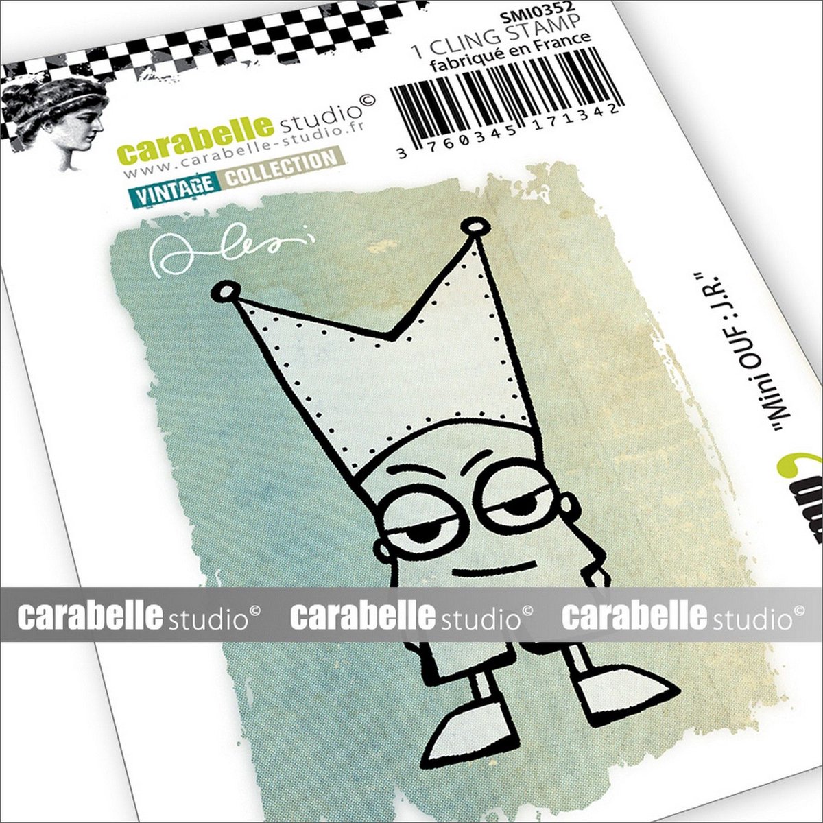 Carabelle Studio Cling Stempel Mini Mini Ouf J.R.