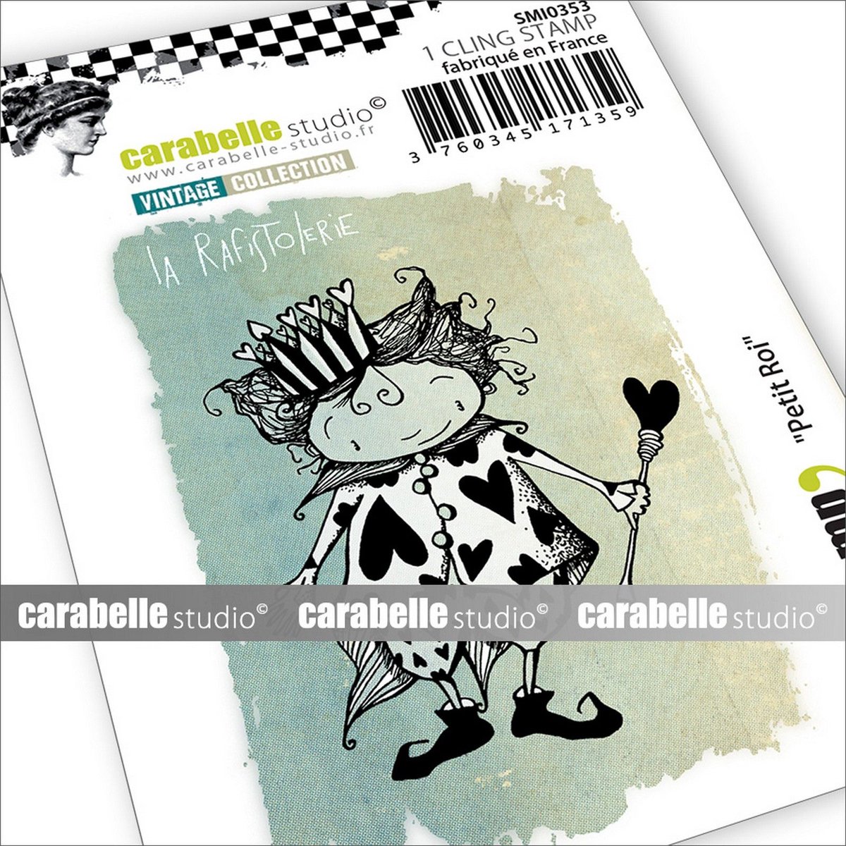 Carabelle Studio Cling Stempel Mini Petit Roi