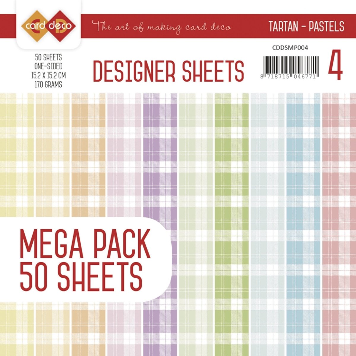 Designer Vellen Mega Pak 3 - Schotse Ruit - Pastel