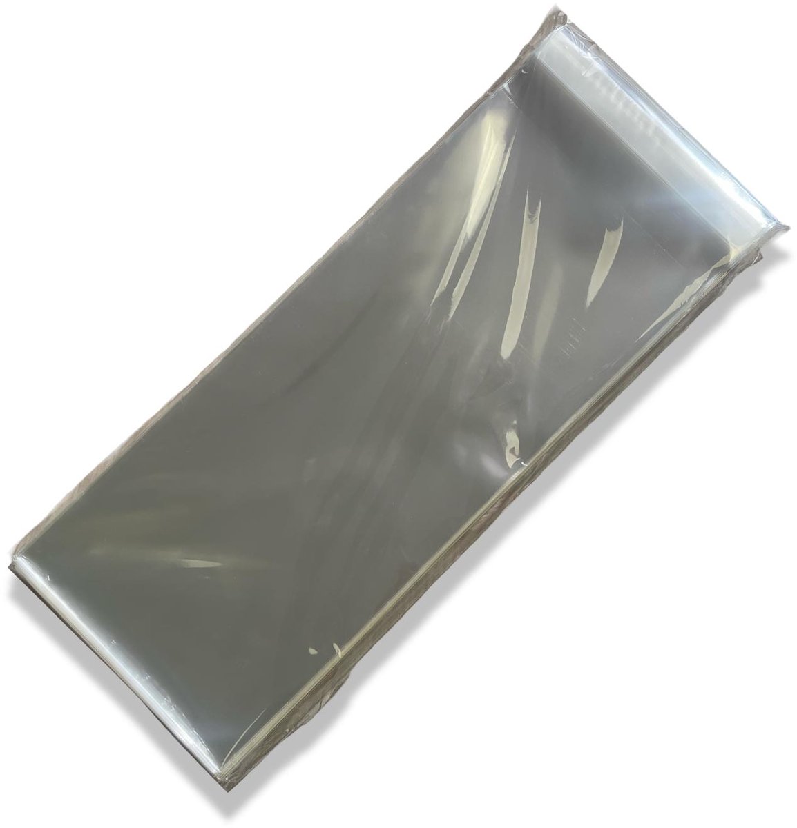 Cards & Crafts Cellofaan Zakjes - B11 - 100 stuks Extra Lang - 11x27cm met plakstrip Wenskaarten cellofaanzakje