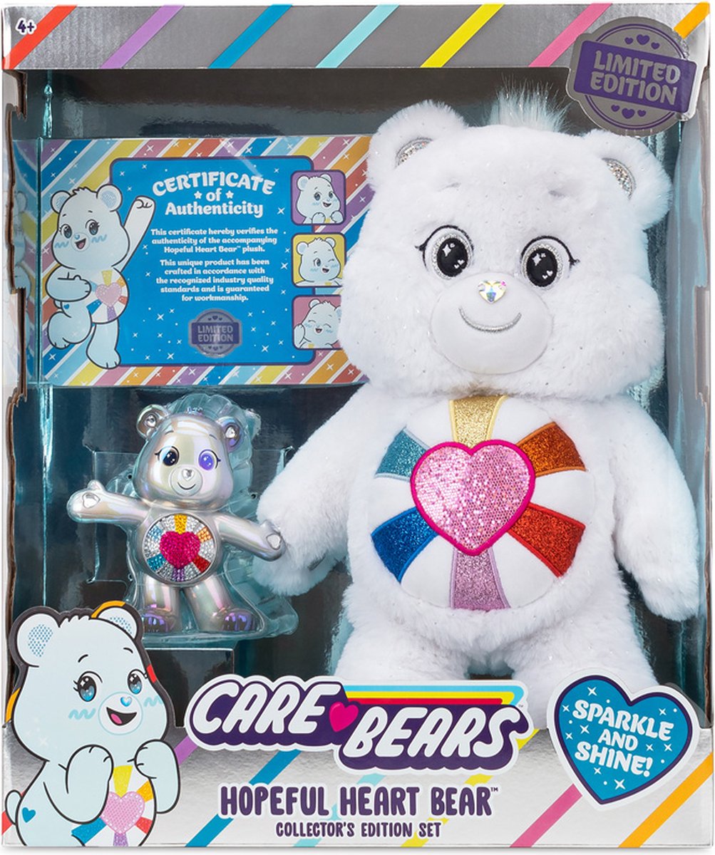 Care Bears - Hopeful Heart Bear 35 cm Plush - Collector Edition Bear - LIMITED EDITION