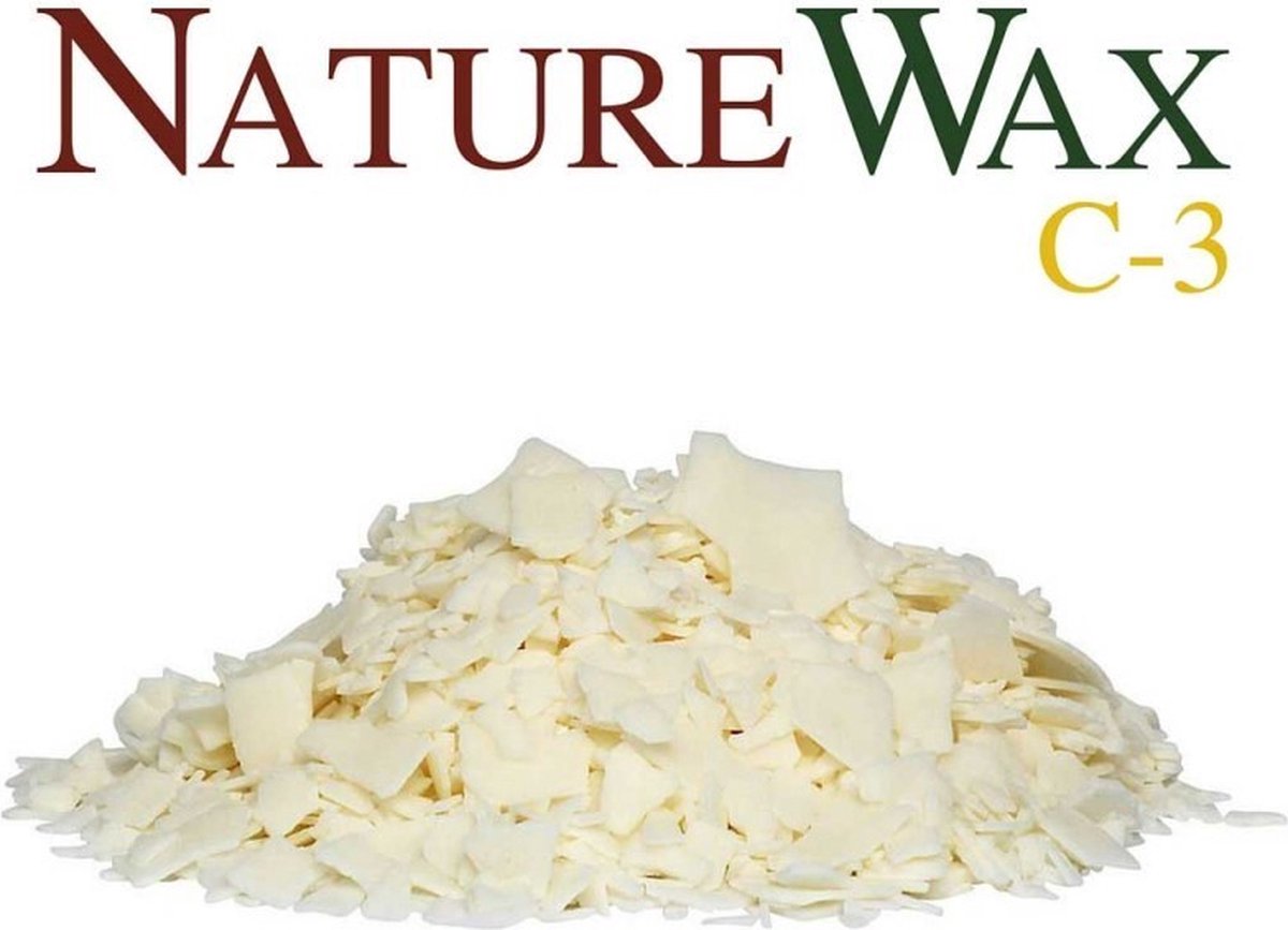 Soja was - Naturewax C3 - 0.5 kg/ 500g - soy wax om zelf kaarsen te maken - ecologisch