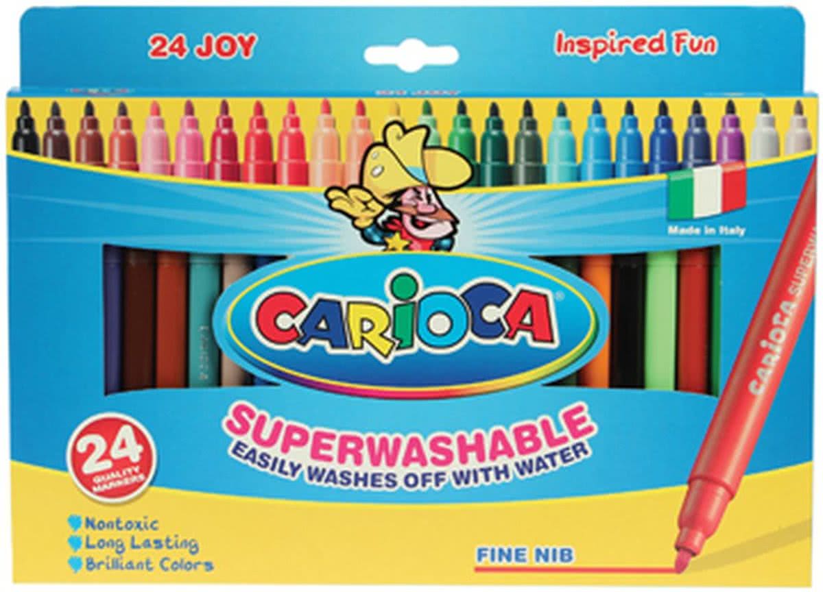 Carioca viltstift Superwashable Joy, 24 stiften